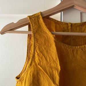 Not perfect linen- Cropped linen tank